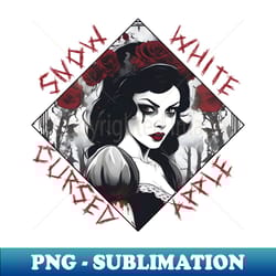 sinister snow white - png transparent digital download file for sublimation - perfect for sublimation art