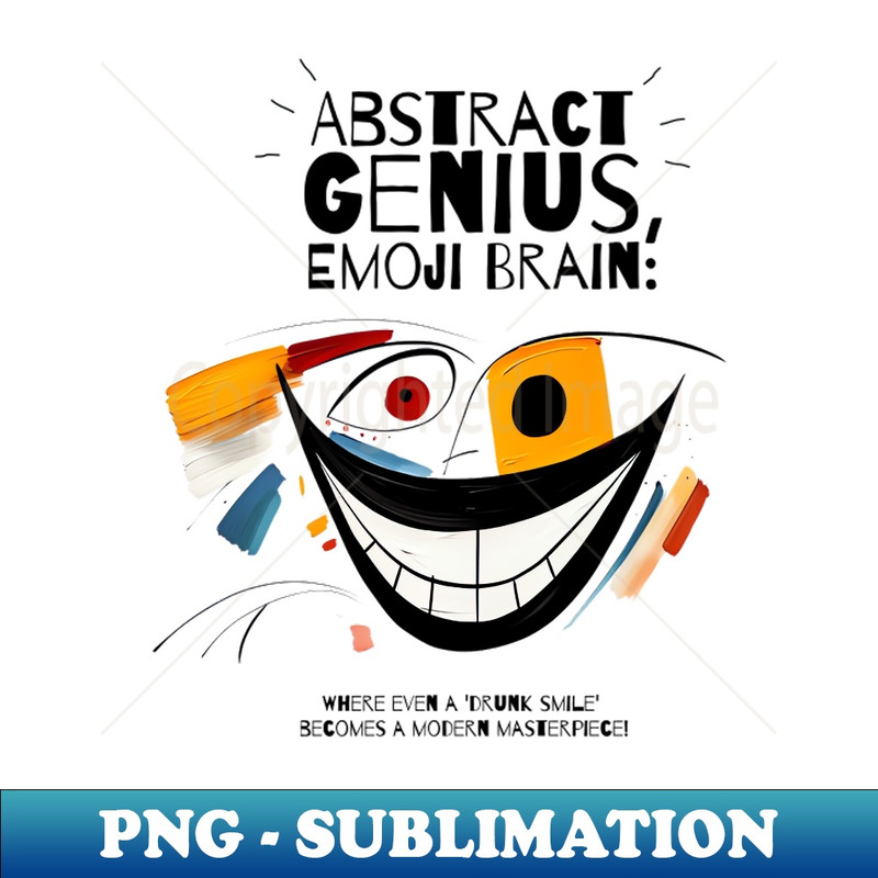 GY-2989_Abstract Genius Emoji Brain Where even a drunk smile becomes a modern masterpiece 2804.jpg