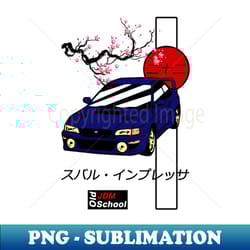 jdm 22b blue red sun edition - digital sublimation download file - perfect for personalization