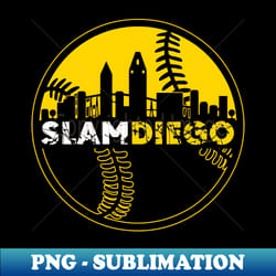 slam diego baseball city sunset - instant sublimation digital download - unlock vibrant sublimation designs