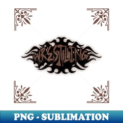 wrestling art - signature sublimation png file - revolutionize your designs