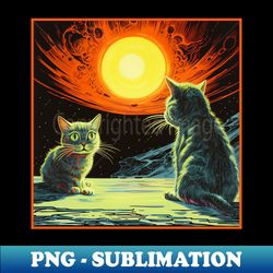 Galaxy Cats - Digital Sublimation Download File - Boost Your Success with this Inspirational PNG Download
