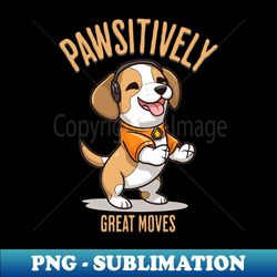 Dancing Dog Beagle Lover Funny Dance Competition - Aesthetic Sublimation Digital File - Boost Your Success with this Inspirational PNG Download