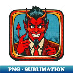 Devil TV - Digital Sublimation Download File - Bold & Eye-catching