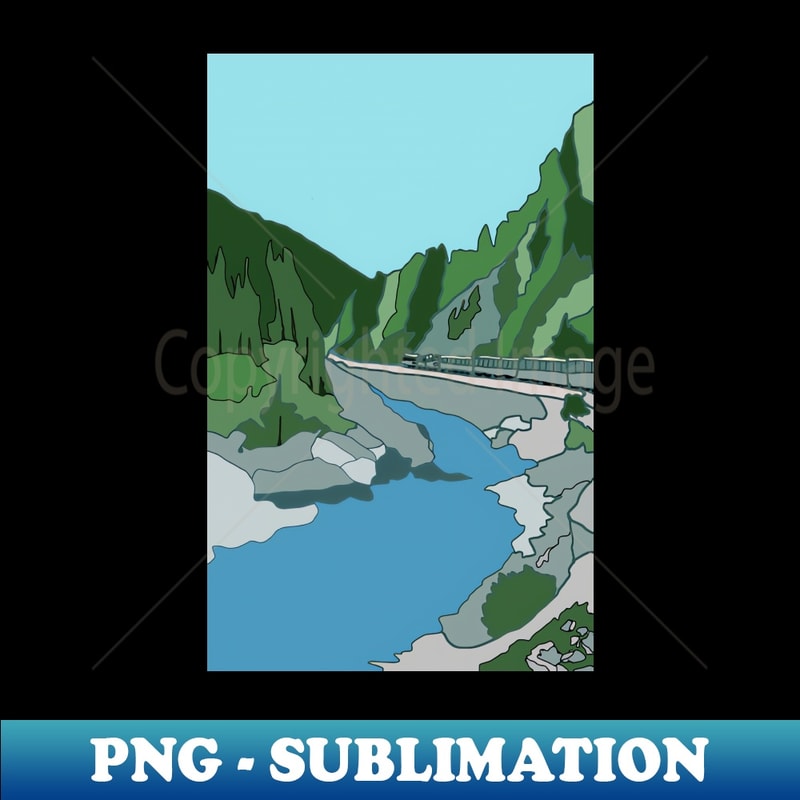 ZF-45209_Rail journey through The Rockie Mountains in Colorado USA - digital art 6843.jpg