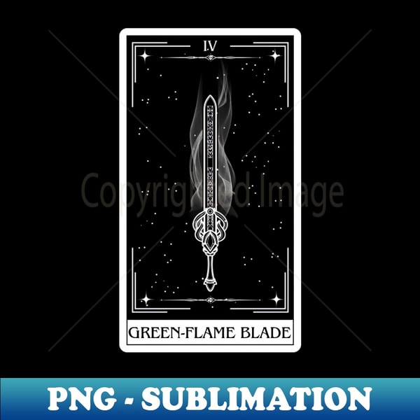 Green-Flame Blade Dnd 5e Spells Tarot Card Dungeons and Drag | Inspire ...