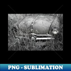 Abandoned Car Photo - Retro PNG Sublimation Digital Download - Unlock Vibrant Sublimation Designs
