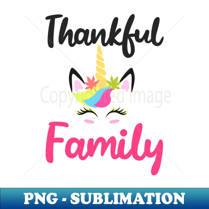 SU-78190_Thanksgiving Unicorn Shirt Thankful Family Partner Outfit 3491.jpg