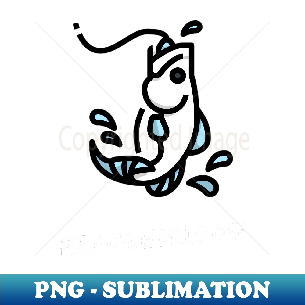Worldoftshirts Fish Fish On World Off T-Shirt - Professional Sublimation Digital | Inspire ...