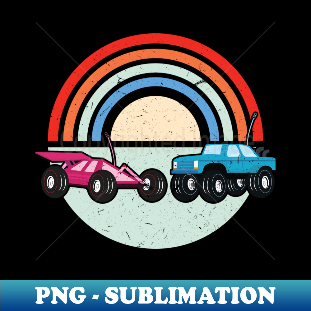 RC Car Racing RC Car Racer - Retro PNG Sublimation Digital D | Inspire ...