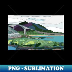 The Atlantic Road Norway - Digital Landscape - Sublimation-Ready PNG File - Create with Confidence