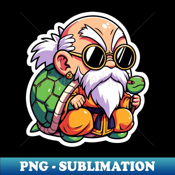 Chibi Master Roshi - Dragon Ball Z Sticker - Trendy Sublimat | Inspire ...