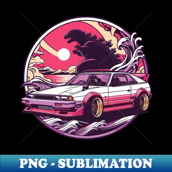 LY-31224_Japanese style car behind Dinosaur JDM 1153.jpg