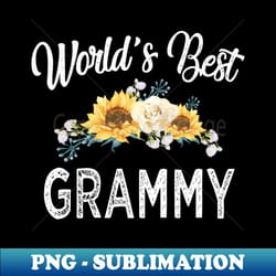 worlds best grammy - retro png sublimation digital download - unlock vibrant sublimation designs