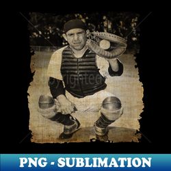 Yogi Berra Old Photos Vintage - Signature Sublimation PNG File - Bring Your Designs to Life