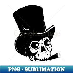 skull top hat - PNG Transparent Sublimation Design - Transform Your Sublimation Creations