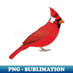 wrestling cardinal - modern sublimation png file - perfect for personalization