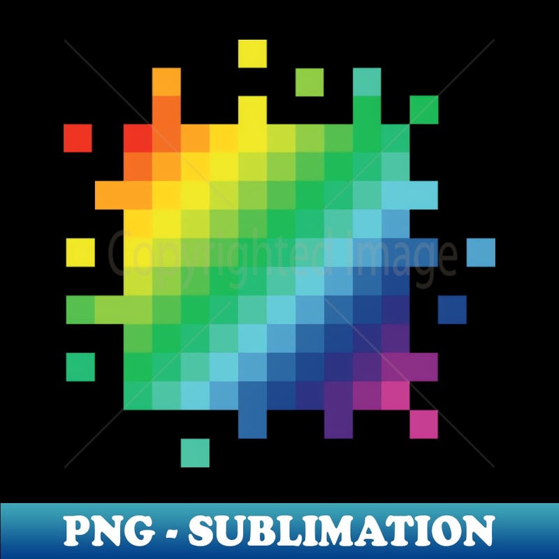 Bitmap Rainbow - High-Quality PNG Sublimation Download - Unl | Inspire ...
