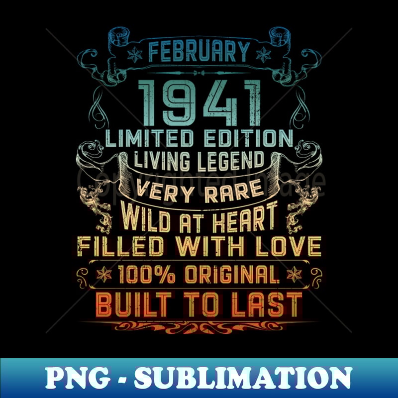 KD-84060_Vintage 80 Years Old February 1941 80th Birthday Gift 5987.jpg