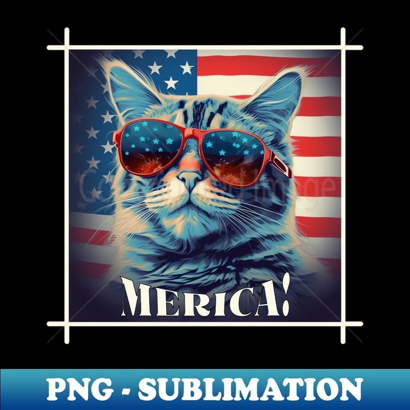 TJ-21806_Funny Patriotic Cat MERICA Happy Birthday America 6061.jpg