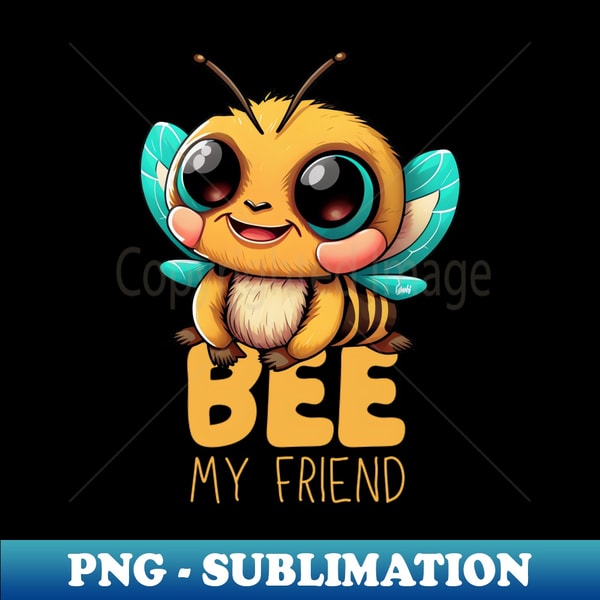 Smiley Friendbee Bee My Friend Charming Comic Bee Art - Vintage Sublimation P | Inspire ...