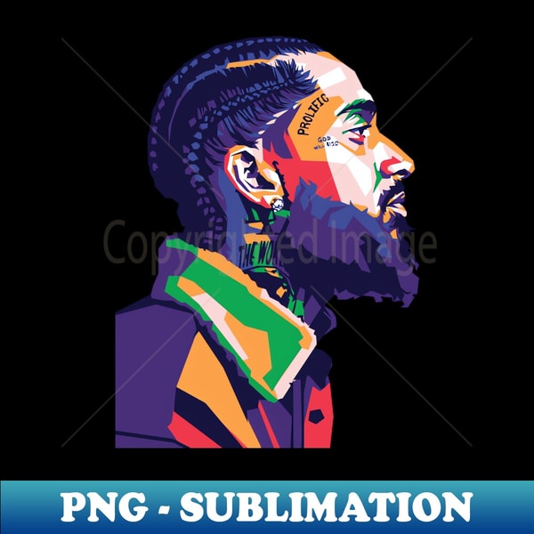 Nipsey Hussle - PNG Transparent Sublimation File | Inspire Uplift
