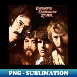 vintage Clearwater Revival 1 - PNG Transparent Digital Download File for Sublimation