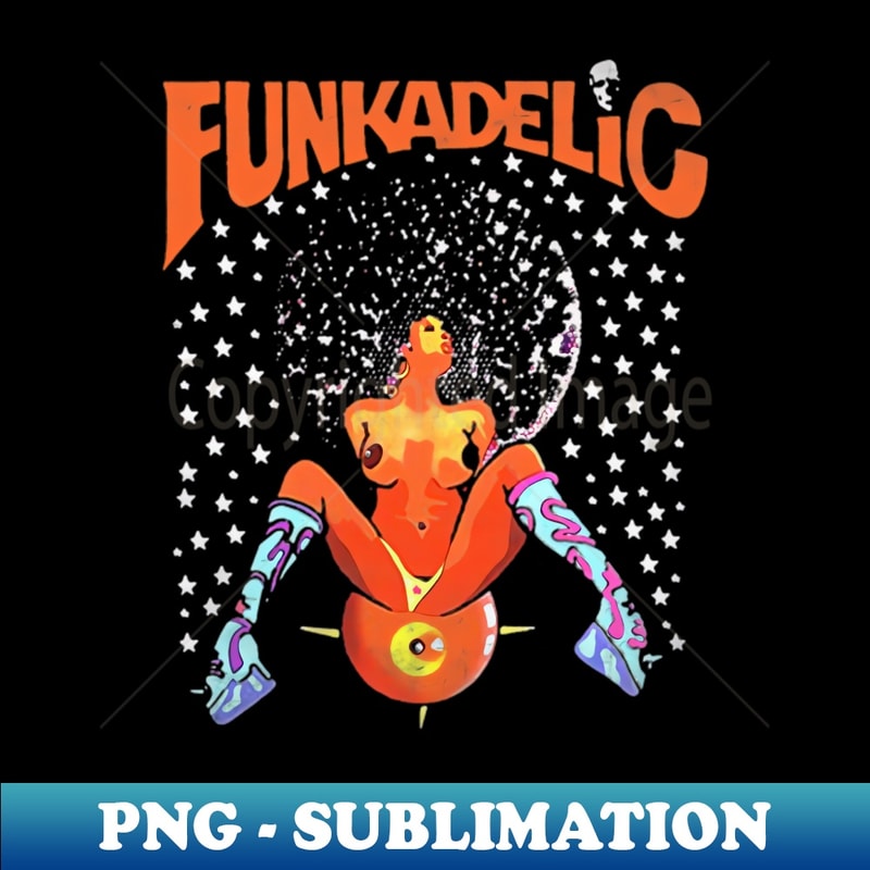 Love Funkadelic Rock Band Art - Unique Sublimation PNG Download