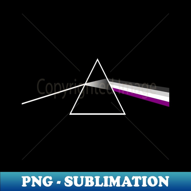 Asexual Pride Prism - Instant Sublimation Digital Download