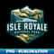 Isle Royale National Park US Michigan - PNG Transparent Sublimation Design