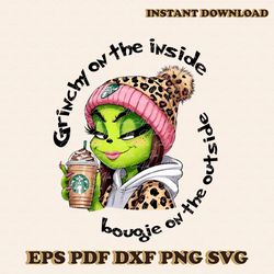 Green Mean Girl Grinchy On The Inside PNG