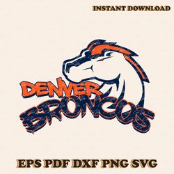 Denver Broncoss Football Svg Digital Download