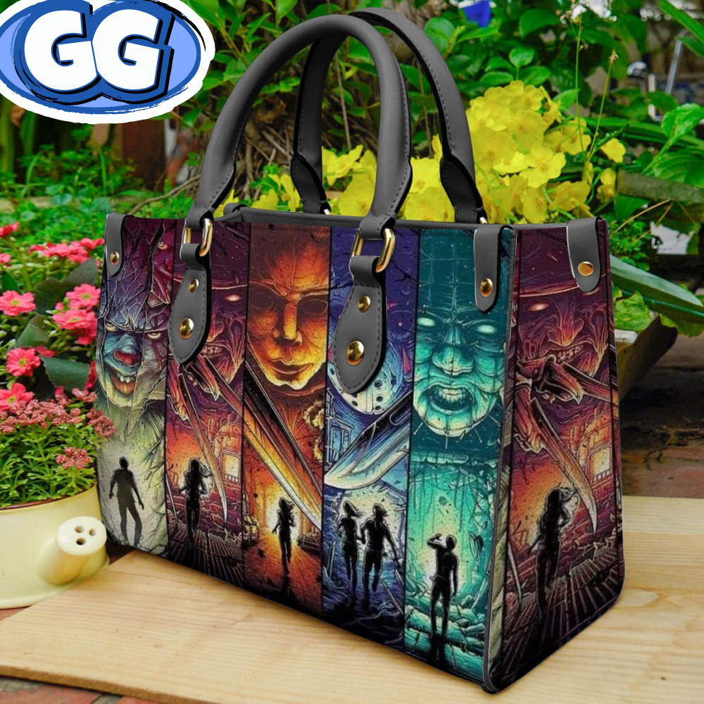 Horror Halloween Handbag,Horror Leather Bag,Witch Leather handbag,Halloween Leather Bag, Crossbody Bag, Holiday Purse Bag Wallet,Travel Bag.jpg