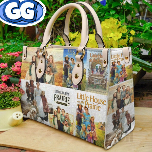 Little House On The Prairie Leather Bag, Little House On The Prairie Handbag, TV shows Leather Bag, Woman Handbag, Leather Bag, Shopping Bag 1.jpg