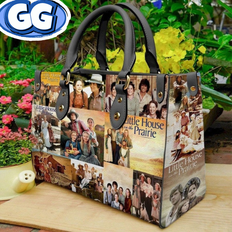 Little House On The Prairie Leather Bag, Little House On The Prairie Handbag, TV shows Leather Bag, Woman Handbag, Leather Bag, Shopping Bag.jpg