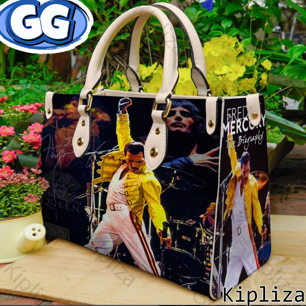 Freddie Mercury Handbag, Freddie Mercury Leather Bag, Freddie Mercury Shoulder Bag, Crossbody Bag, Top Handle Bag, Vintage Bag.jpg
