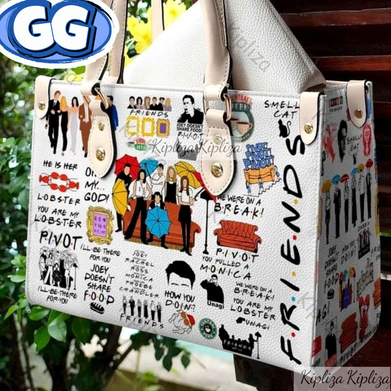 Friends TV Series Handbag, Friends Movie Leather Bag, Shoulder Bag, Crossbody Bag, Top Handle Bag 3.jpg