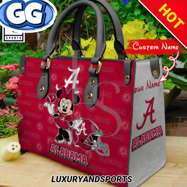 Alabama Crimson Tide Minnie Women Leather Handbag.jpg