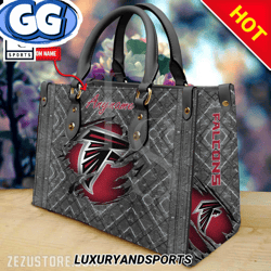 Atlanta Falcons NFL Premium Leather Handbag