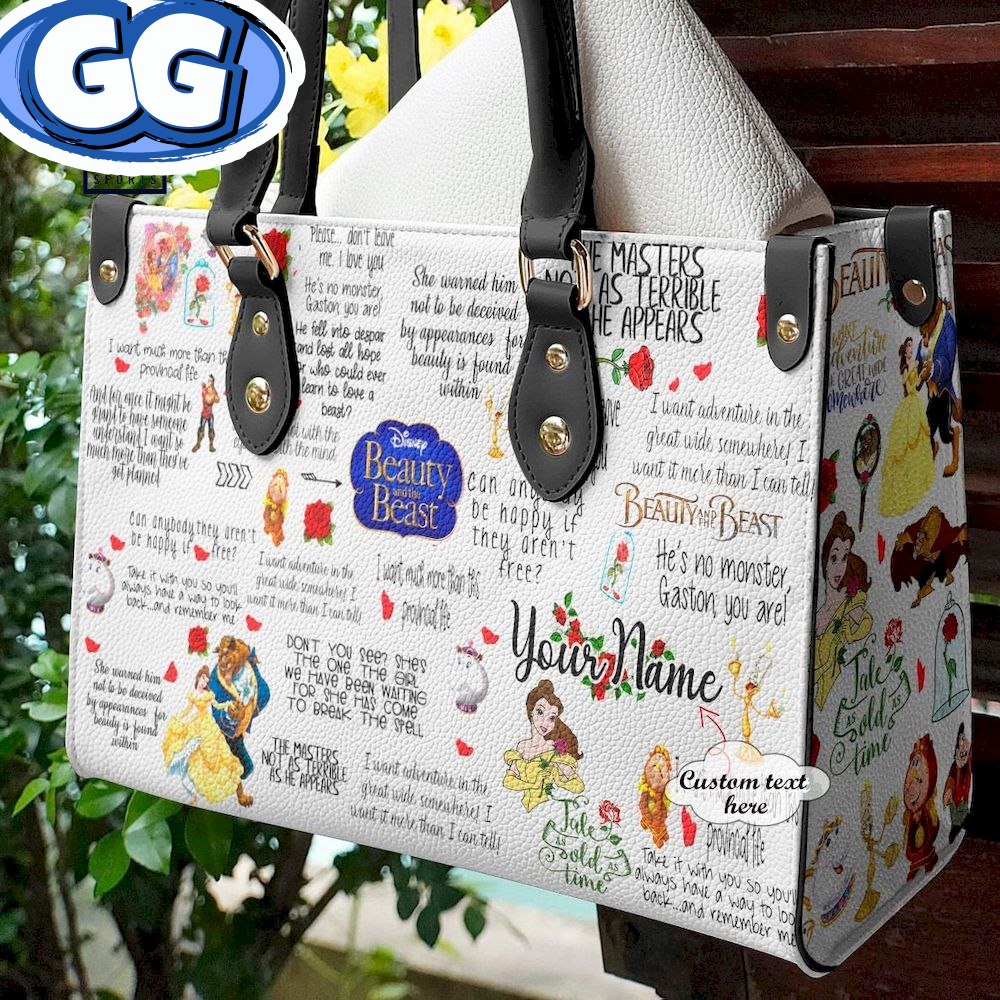 Beauty And The Beast Personalized Leather Bag.jpg