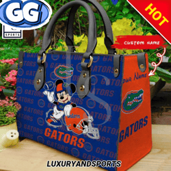 Florida Gators Mickey Women Leather Handbag