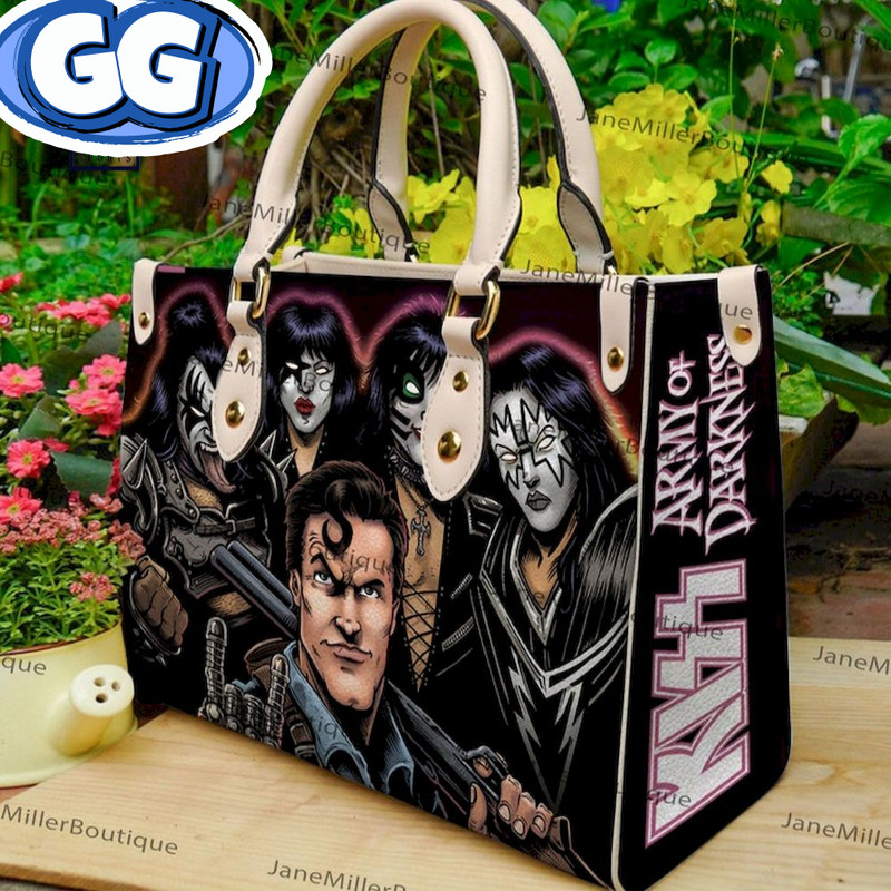 Kiss Rock Band Army of Darkness Leather Bag.jpg