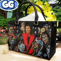 michael jackson bflairs leather bag