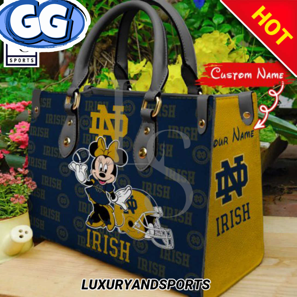 Notre Dame Fighting Irish Minnie Women Leather Handbag.jpg