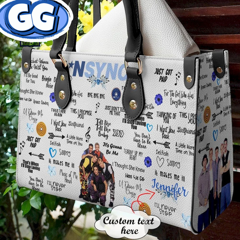 NSYNC Leather Handbag New.jpg