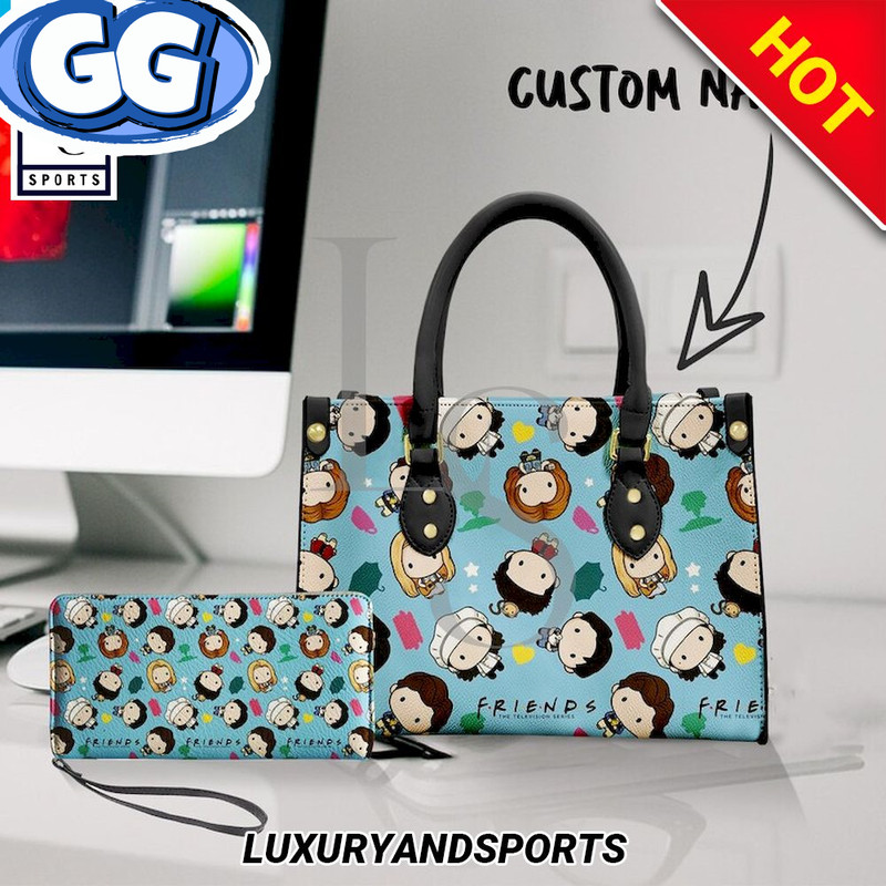 TV Show Friends Personalized Leather Bag.jpg