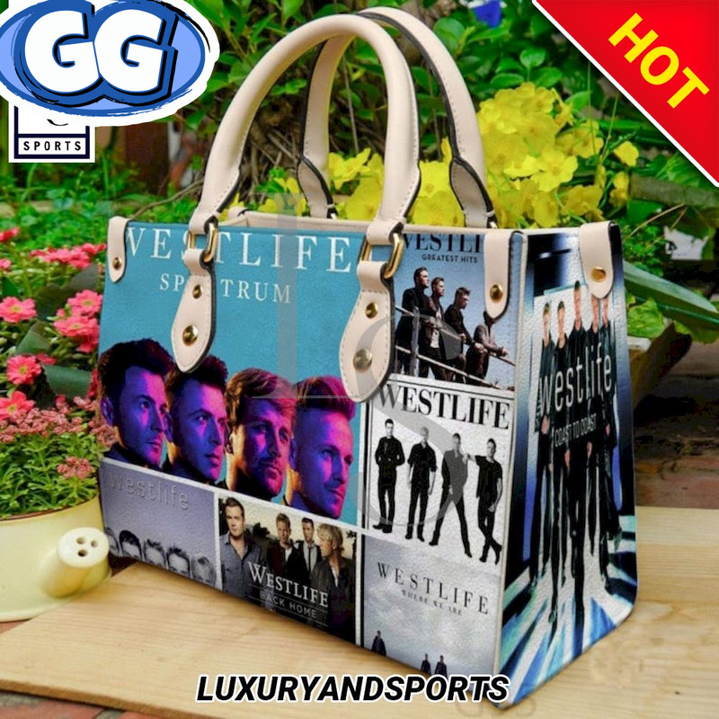 Vintage Westlife Band Leather Bag.jpg