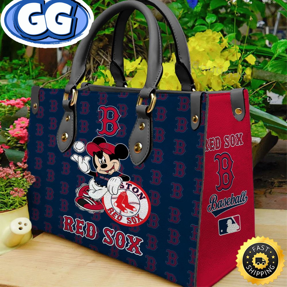Boston Red Sox Mickey Women Leather Hand Bag.jpg