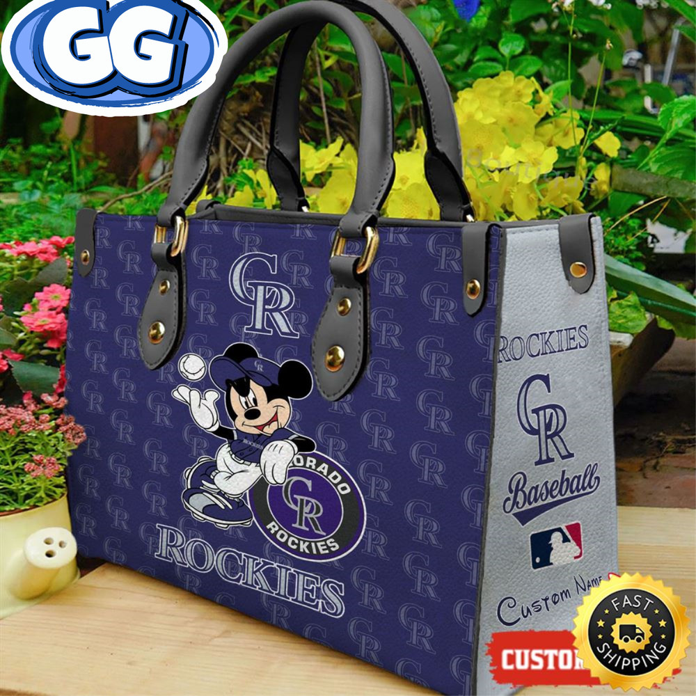 Colorado Rockies Mickey Women Leather Hand Bag.jpg