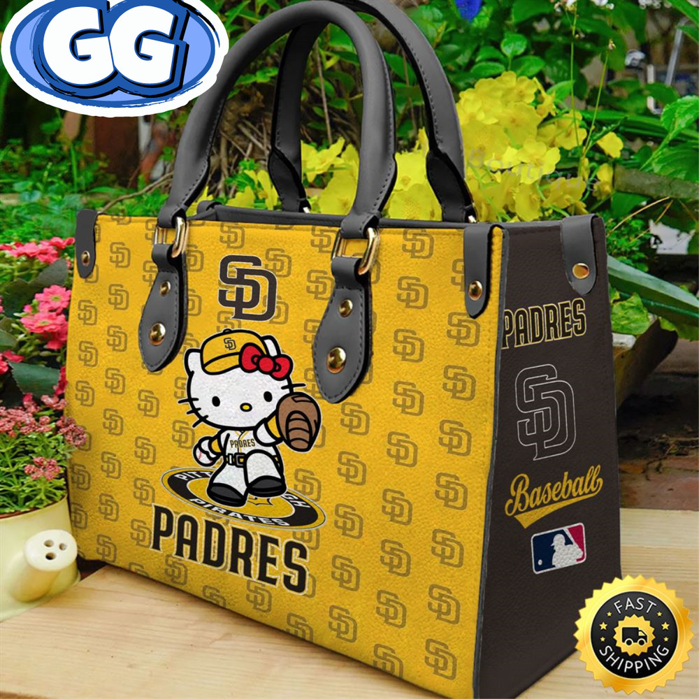 San Diego Padres Kitty Women Leather Hand Bag.jpg